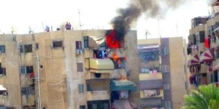 مصرع طفل إثر حريق شقة سكنية فى المعادى