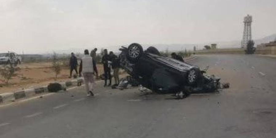 مصرع شخص وإصابة آخر فى انقلاب سيارة على الطريق الساحلى الإسكندرية